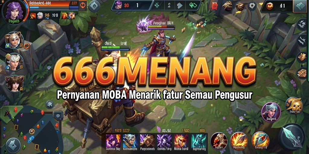 Tampilan gameplay seru dari 666MENANG di arena pertempuran.