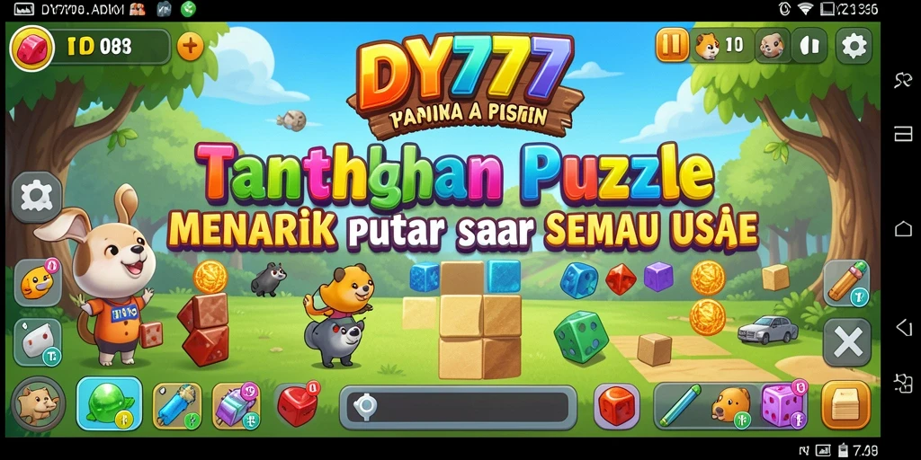 Screenshot gameplay DY777 menampilkan tantangan puzzle yang menarik dan interaktif.