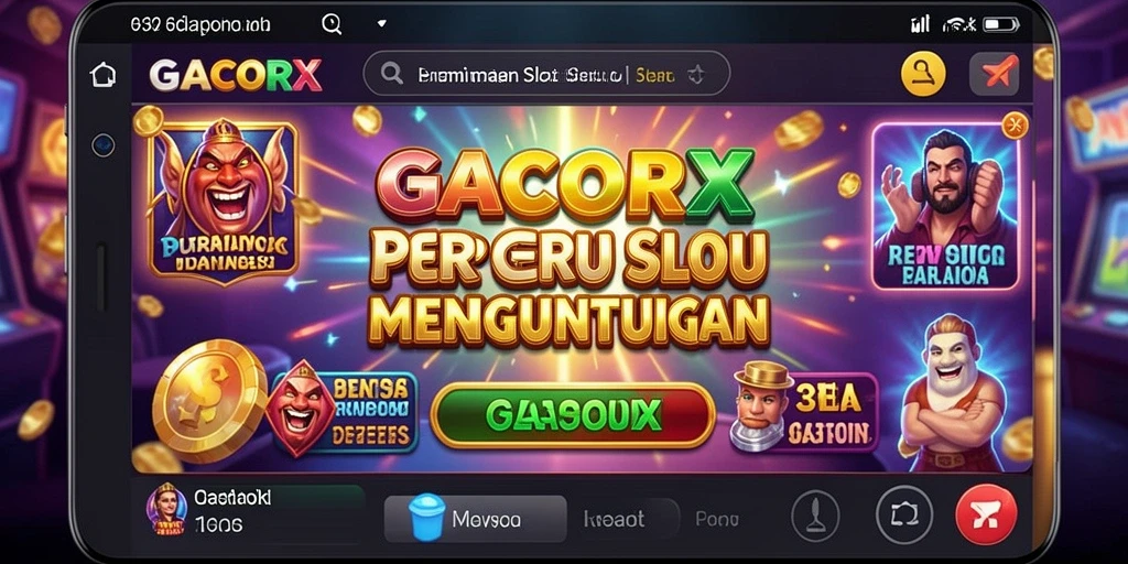 Screenshot menampilkan gameplay GACORX yang penuh aksi.