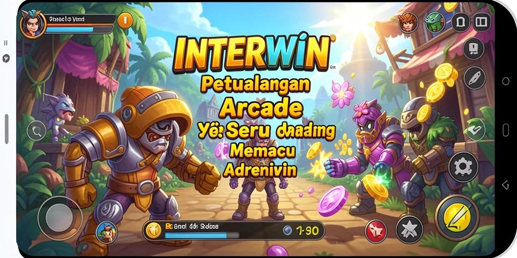 Tangkapan layar dari gameplay seru INTERWIN di dunia arcade.