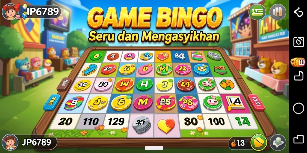 Screenshot utama JP6789 menunjukkan aksi seru permainan Bingo.
