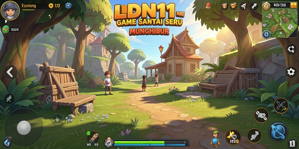 Screenshot gameplay LDN11 yang menampilkan keseruan permainan casual.