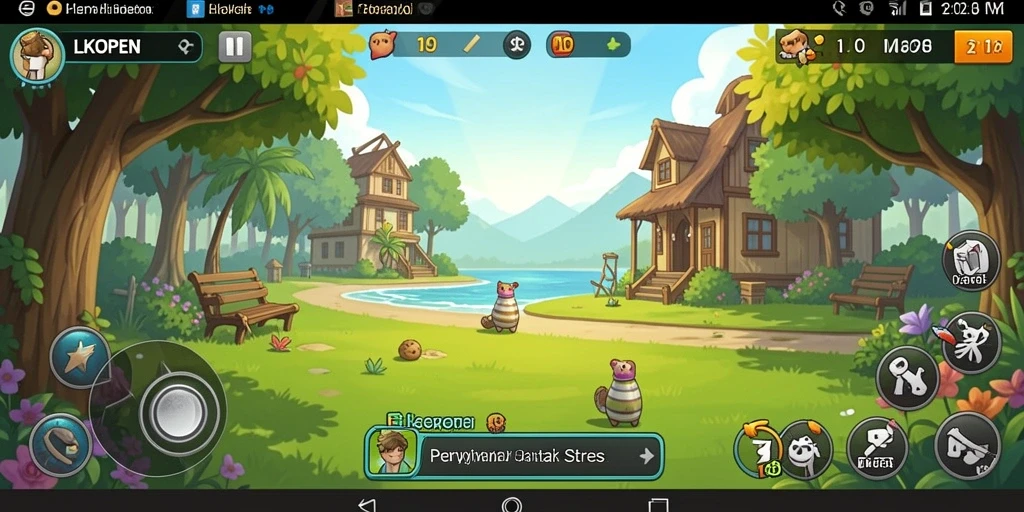 Tampilan gameplay LKOPEN yang menarik dan seru.