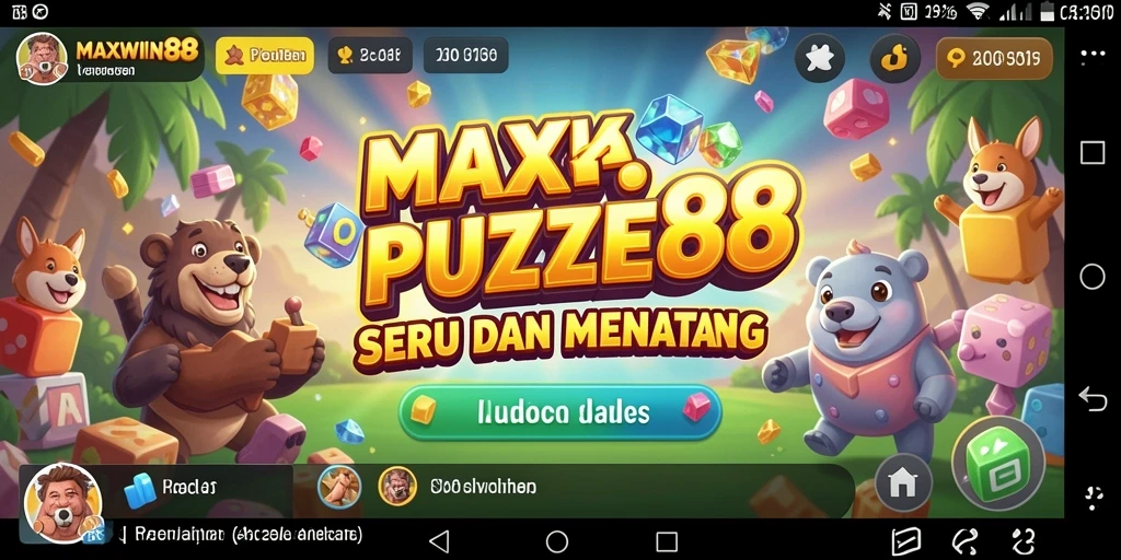 Screenshot gameplay MAXWIN88 yang seru dan penuh tantangan.