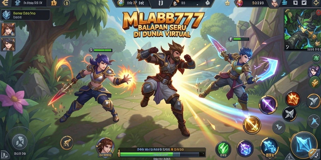 Gameplay MLBB777 yang mendebarkan di lintasan balap.