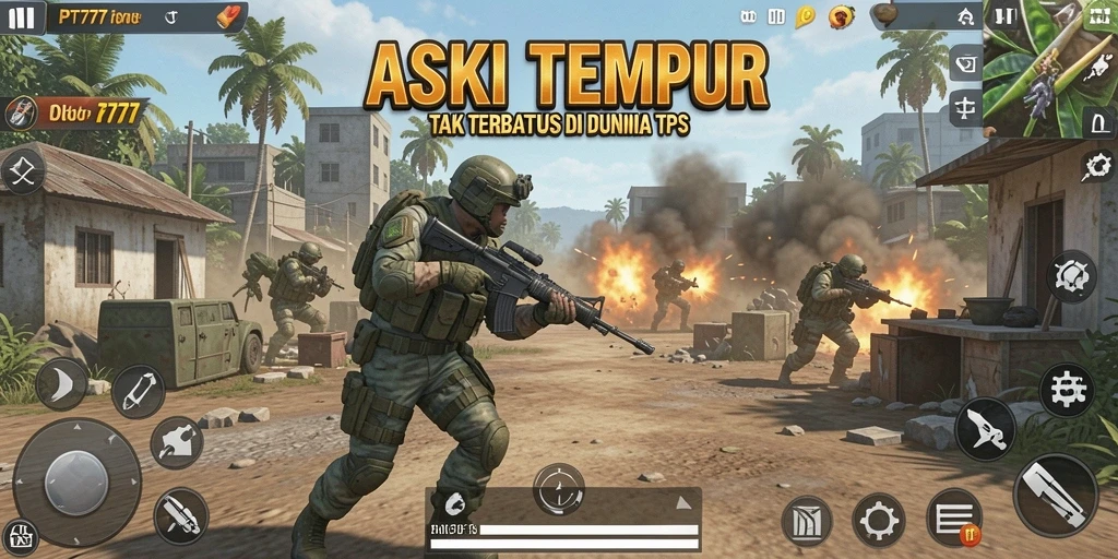 Gameplay seru PT777 dengan aksi tempur yang mendebarkan.