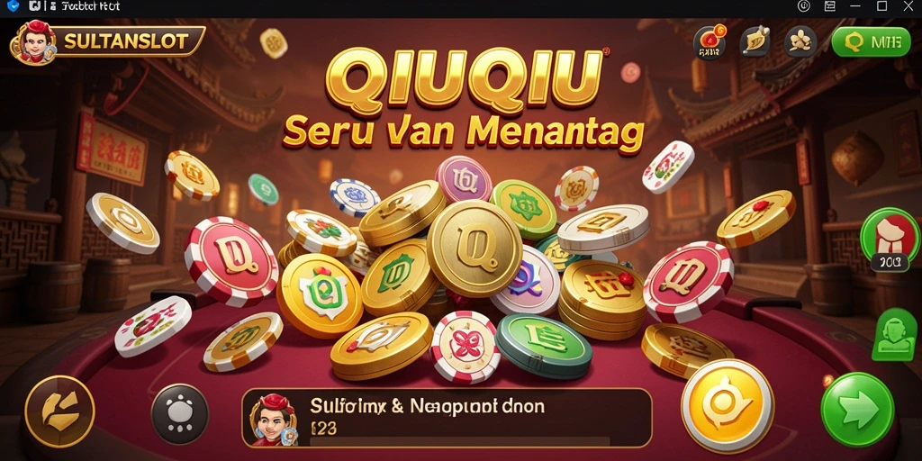 Tampilan gameplay seru dalam SULTANSLOT QiuQiu.
