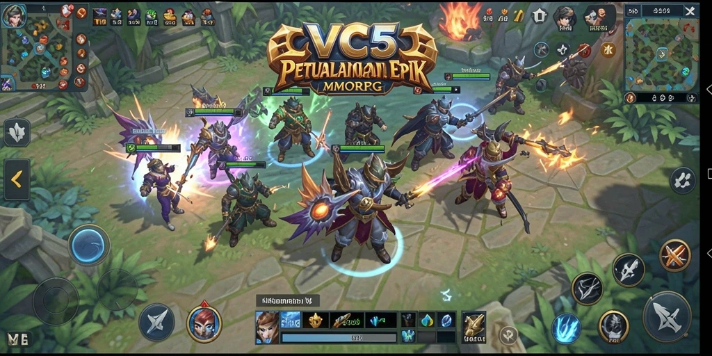Gameplay seru dengan petualangan tak terbatas di dunia MMORPG.
